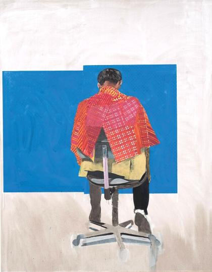 Hurvin Anderson, Peter’s Sitters II, 2009. Zabludowicz Collection. © Hurvin Anderson.