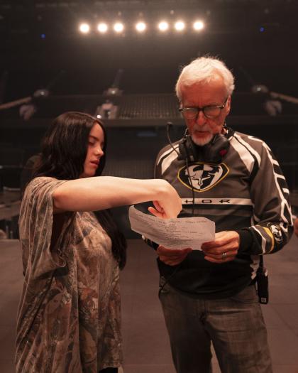 Billie Eilish and James Cameron in Billie Eilish - Hit Me Hard And Soft