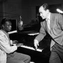 Johnny Mercer (right) with Nat King Cole, one of his discoveries for Capitol Records