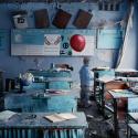 An abandoned classroom in a school in Chernobyl