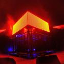 Magnetic Man's LED cage