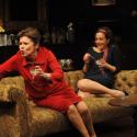 An alcohol-fuelled Imelda Staunton lets rip as niece Lucy Cohu looks on