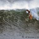 Surfer dude rides the waves