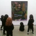 'They Teach us Nothing': The Chapman children gather round an artwork