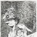 Peake's 'The Mad Hatter's Tea Party', 1945
